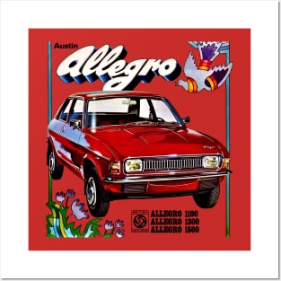 AUSTIN ALLEGRO - advert Posters and Art